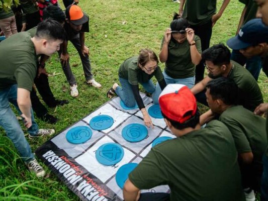 outbound di telaga cikeas resort sentul bogor